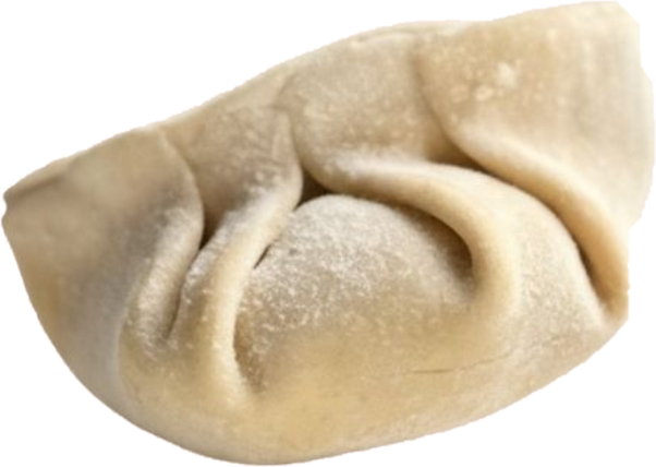 Dumpling de cerdo crudo